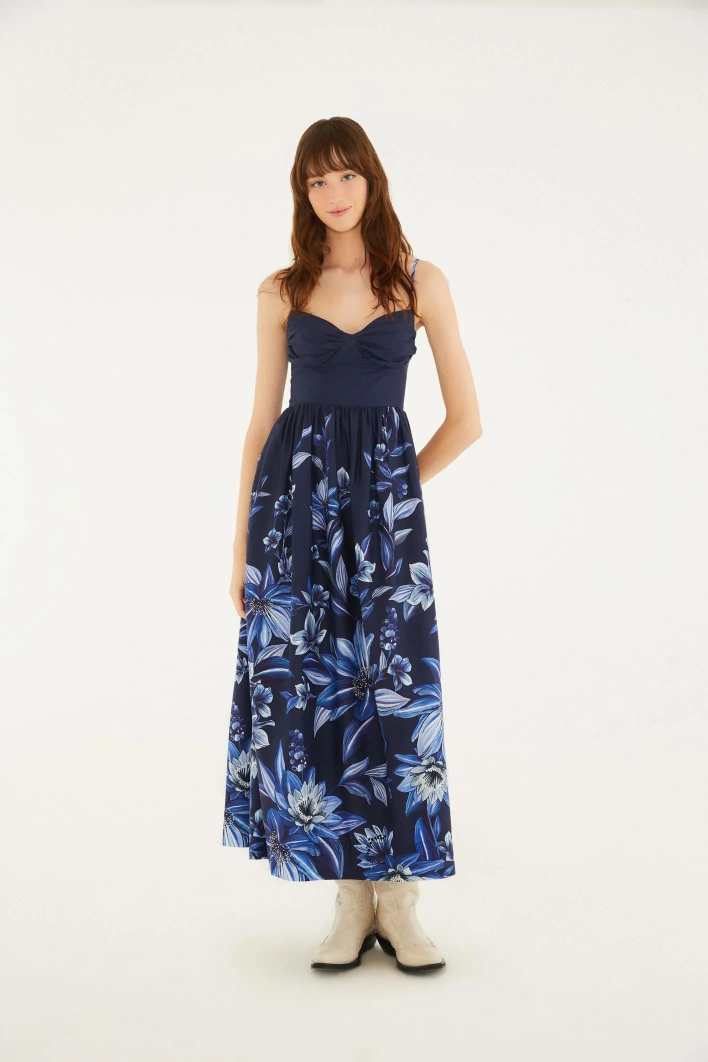 Vestido Cropped Estampado Floral Tati