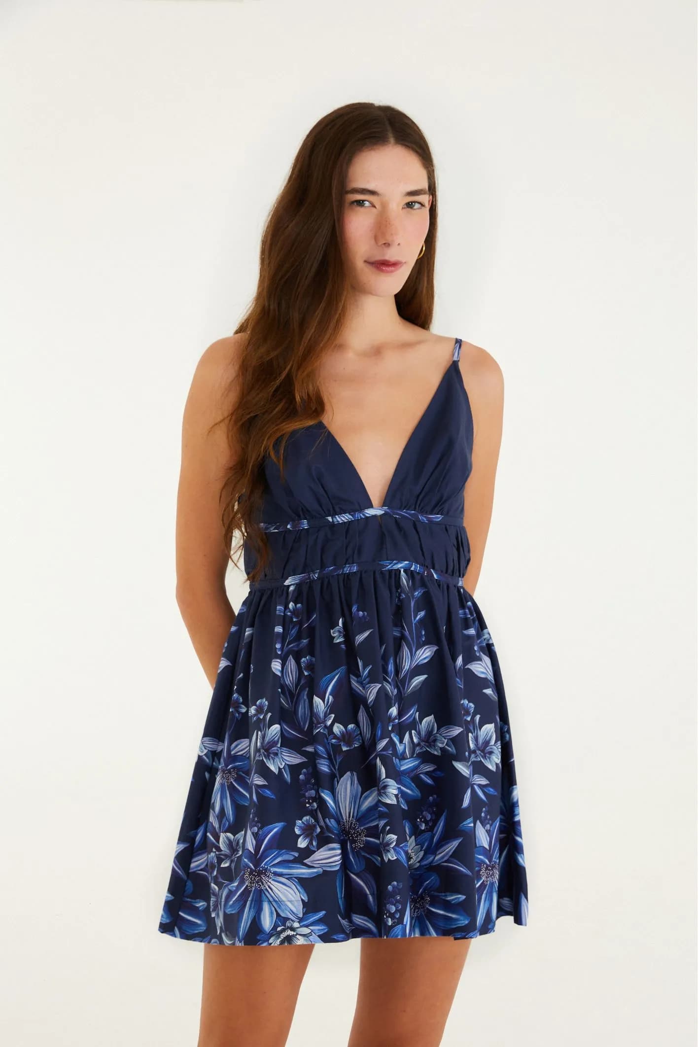 Vestido Curto Estampado Floral Tati