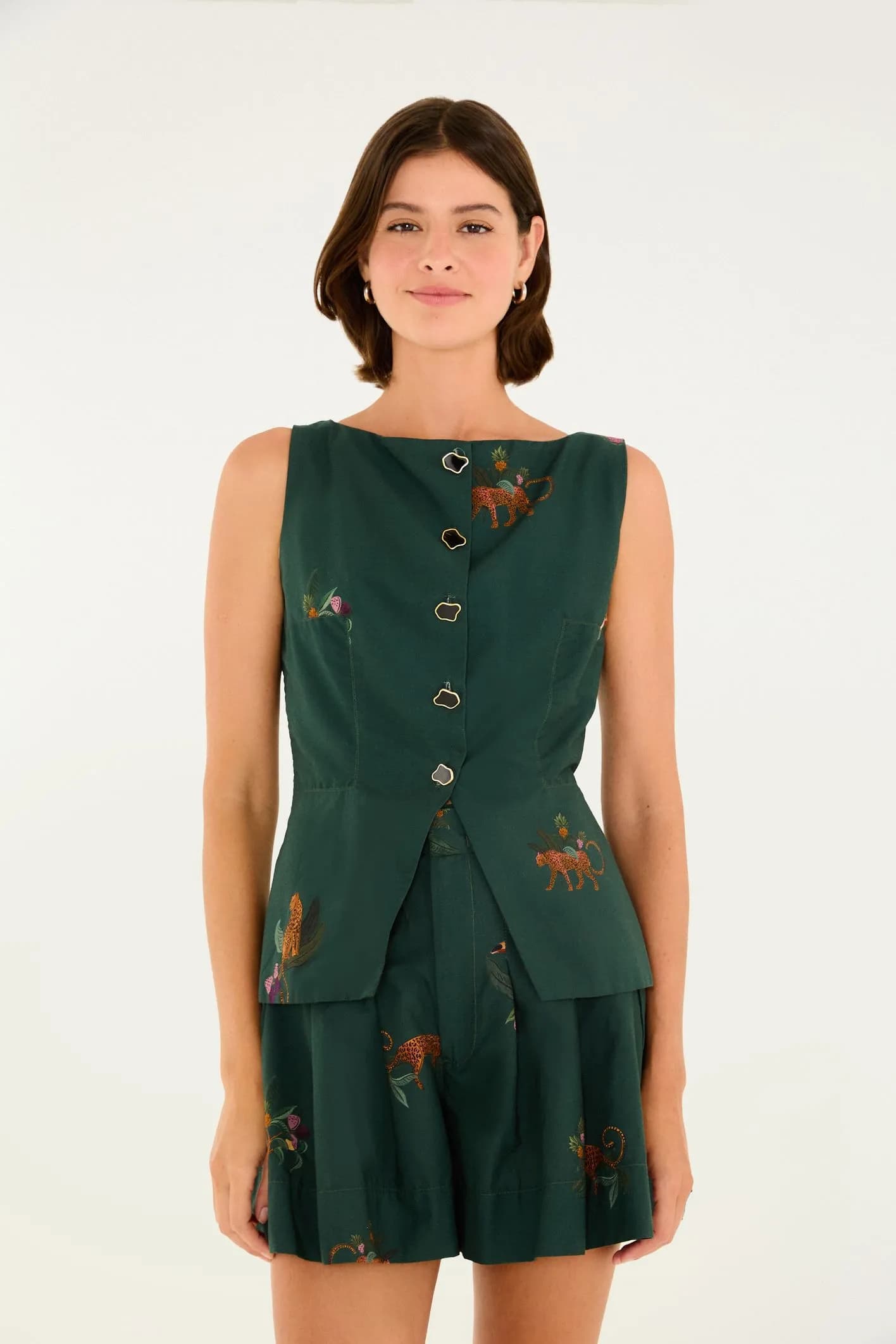 Conjunto Estampado Florestinha