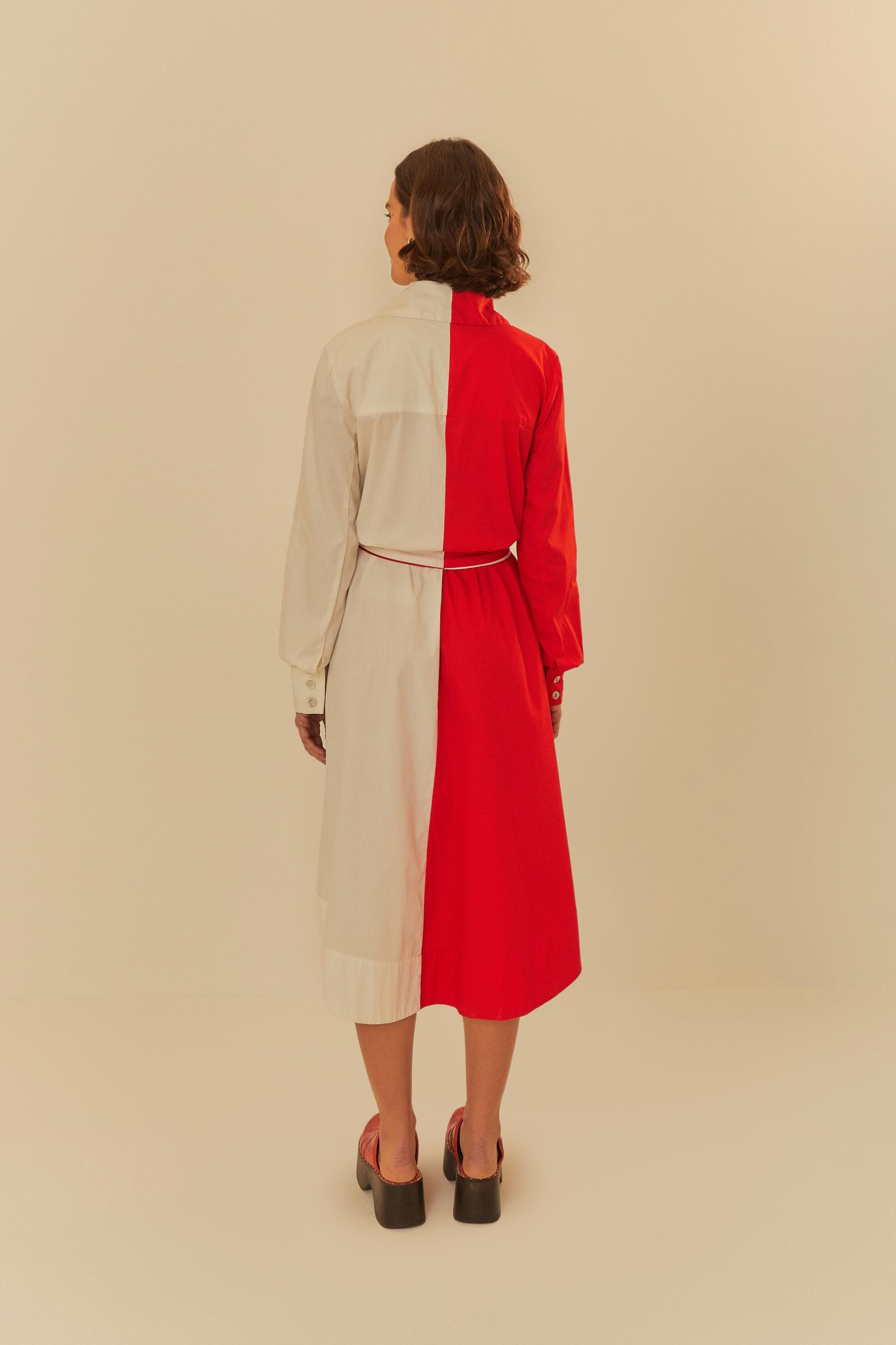 Vestido Chemise Cutwork Arara