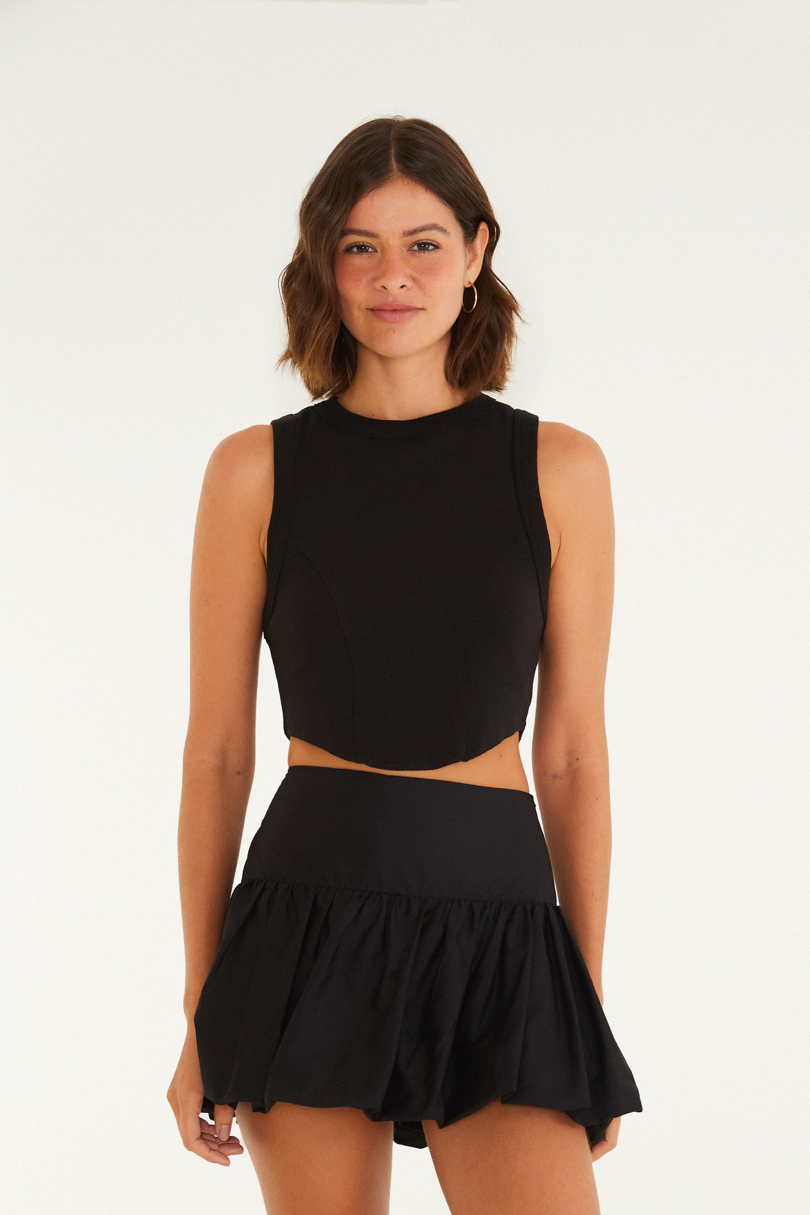 Conjunto Rib Pesponto Corselet