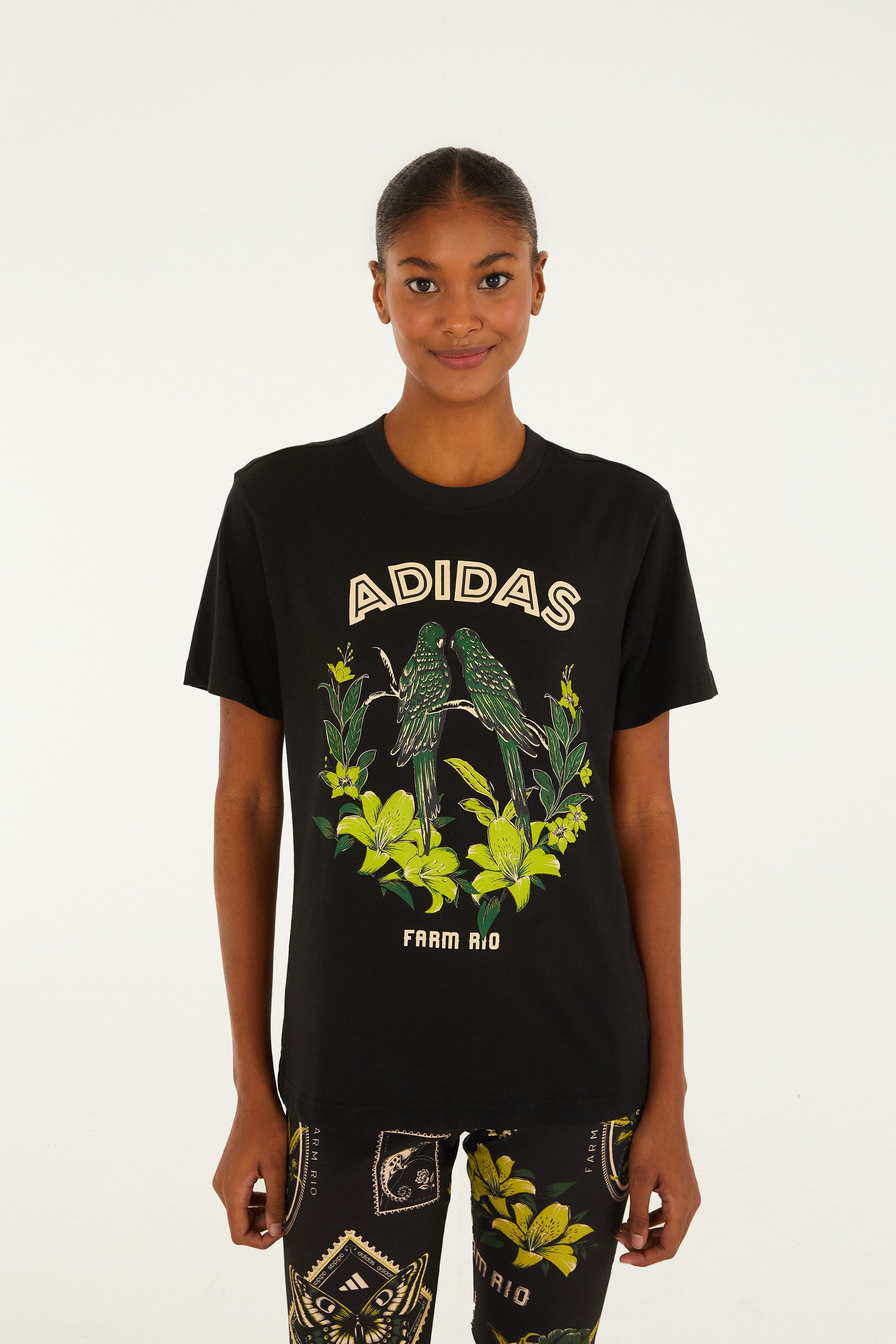 T-Shirt Adidas Pássaros Verdes
