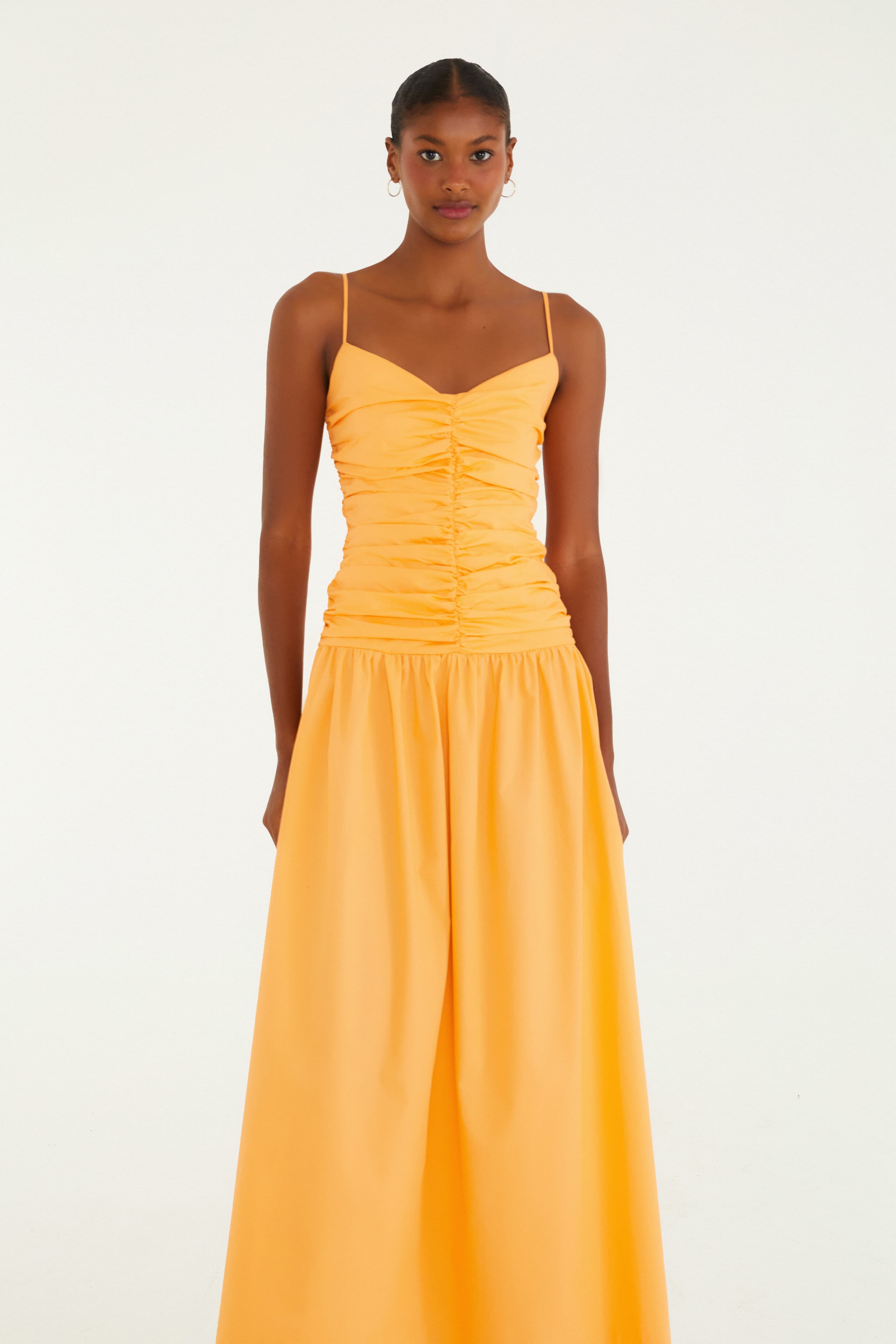 Vestido Franzido Frente