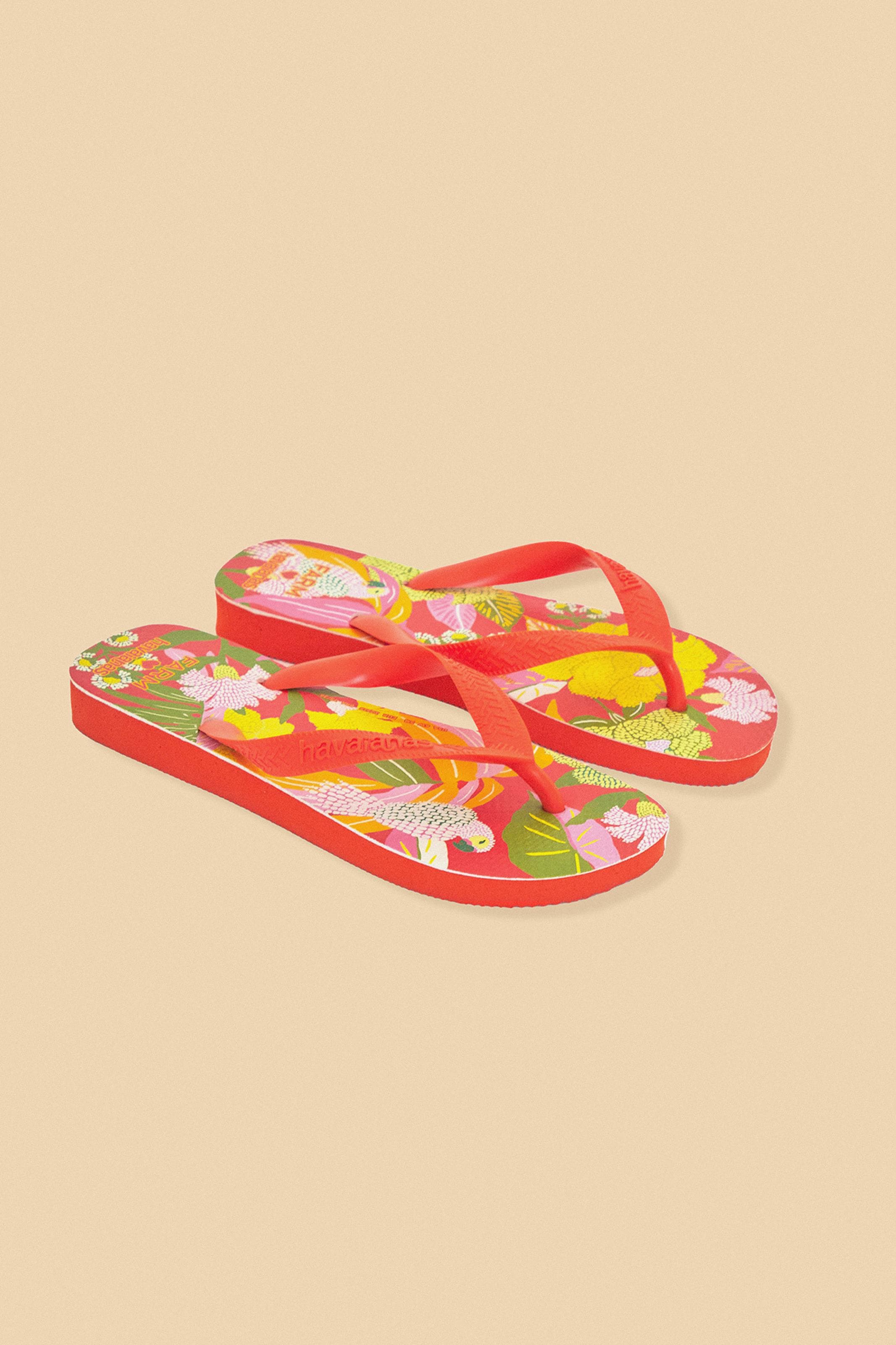 Havaianas Estampadas Neon Flor